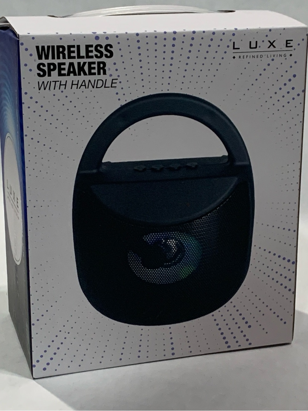 Luxe Black Wireless Portable Speaker with Handle